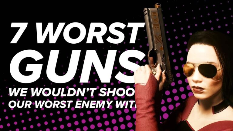 7 Worst Guns in Videogames We Wouldn't Shoot Our Worst Enemy With