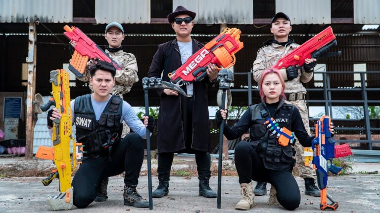 LTT Nerf War : Captain SEAL X Warriors Nerf Guns Fight Crime Dr Lee Crazy Searching For Opponents