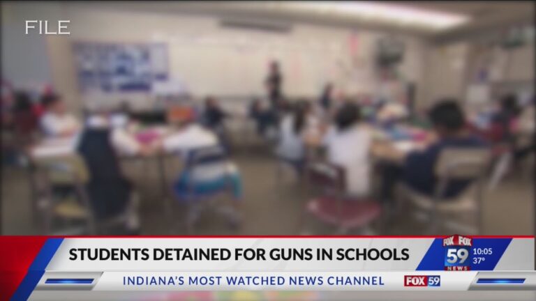 Students detained for guns in schools